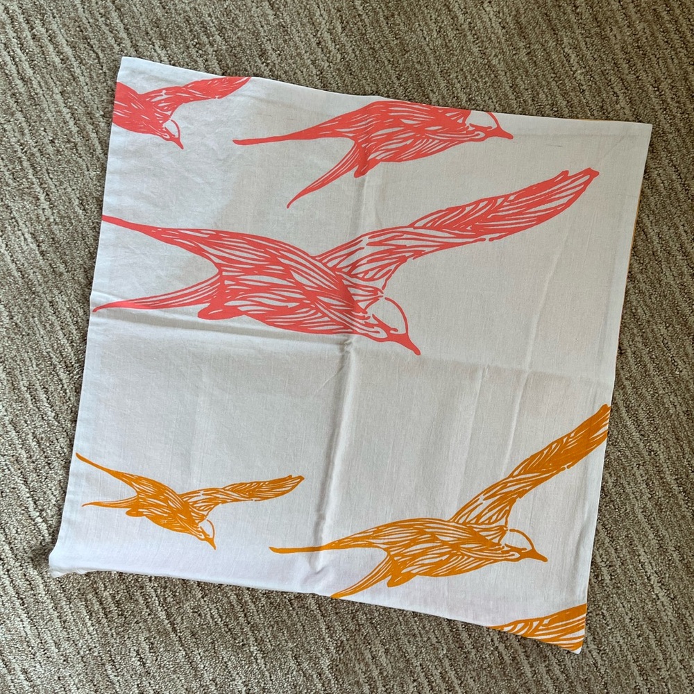 Kealopiko Iwa bird couch pillow case with zipper